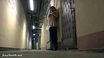 All alone naked in some warehouse