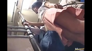 Japanese School Girl fuck Public at Train