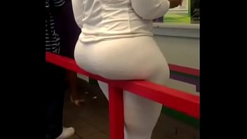 Crazy Phat Booty in White Leggings