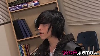 Emo twink ass banged by hung teacher