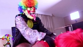 Clown fucks pornstar on Halloween