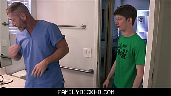 Doctor stepdad fucks his sons sweet hole