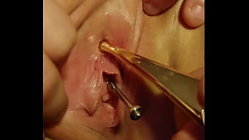 Urethra play spread pussy soaking wet